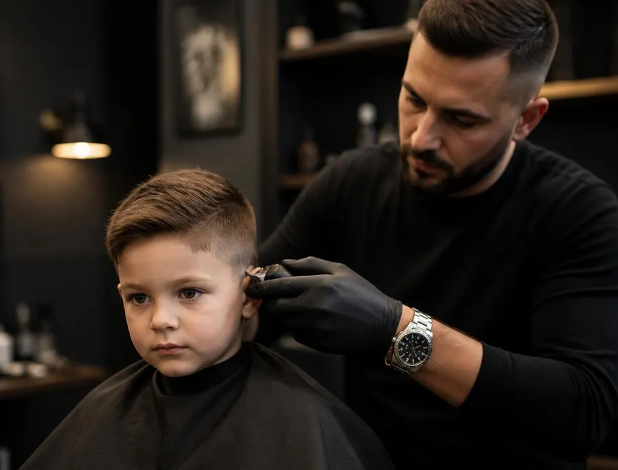 Corte infantil - Barbearia Nosso Estilo em Vespasiano